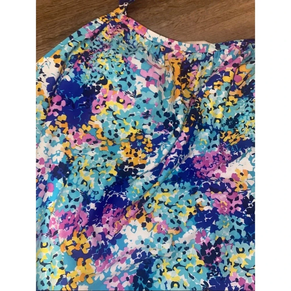 Bandeau‎ Tankini Swimsuit Top, sz 16 NWT